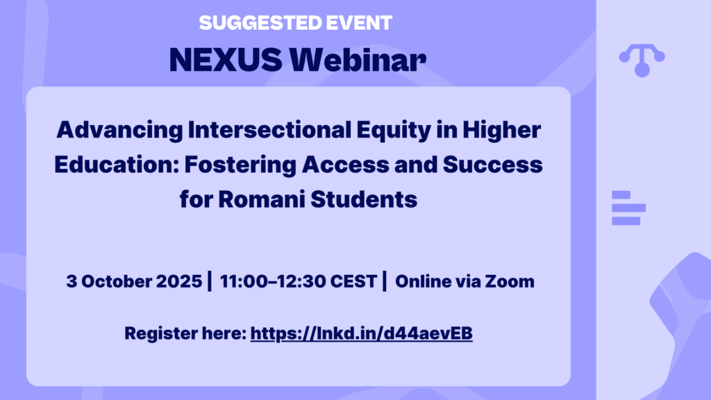 NEXUS Webinar on Advancing Intersectional Equity in Higher Education