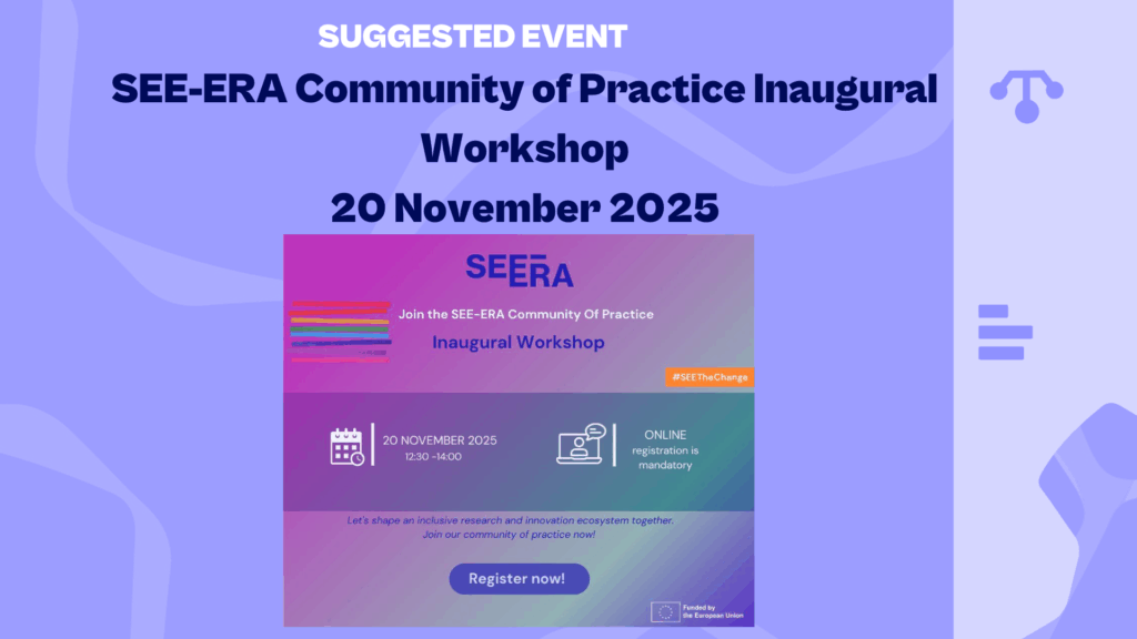 SEE-ERA Community of Practice Inaugural Workshop