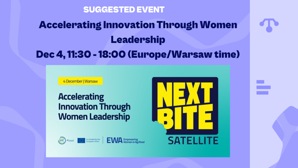 EIT Food Accelerating Innovation Through Women Leadership