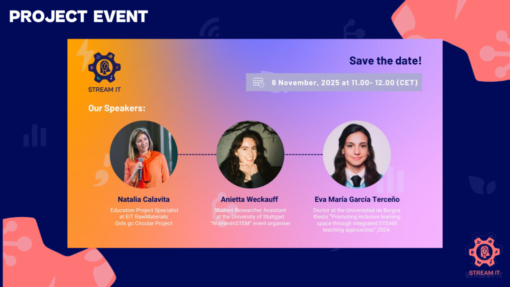 #3 STREAM IT Policy Dialogue webinar: 𝗗𝗿𝗶𝘃𝗶𝗻𝗴 𝗶𝗻𝘀𝘁𝗶𝘁𝘂𝘁𝗶𝗼𝗻𝗮𝗹 𝗰𝗵𝗮𝗻𝗴𝗲 𝗶𝗻 𝗦𝗧𝗘𝗠: 𝗕𝗲𝘀𝘁 𝗽𝗿𝗮𝗰𝘁𝗶𝗰𝗲𝘀 𝗳𝗼𝗿 𝗶𝗻𝗰𝗹𝘂𝘀𝗶𝘃𝗲 𝗵𝗶𝗴𝗵𝗲𝗿 𝗲𝗱𝘂𝗰𝗮𝘁𝗶𝗼𝗻 𝗮𝗻𝗱 𝗿𝗲𝘀𝗲𝗮𝗿𝗰𝗵