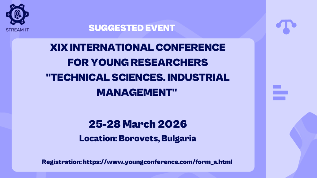 XIX INTERNATIONAL CONFERENCE FOR YOUNG RESEARCHERS 