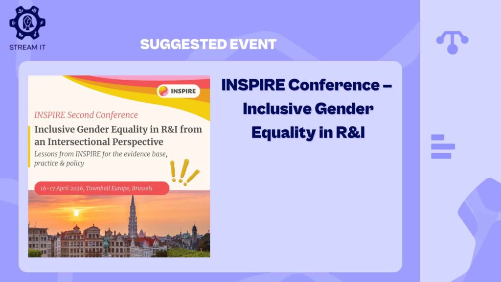 INSPIRE Conference - Inclusive Gender Equality in R&I