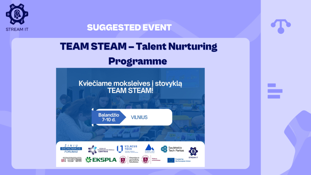 TEAM STEAM – Talent Nurturing Programme